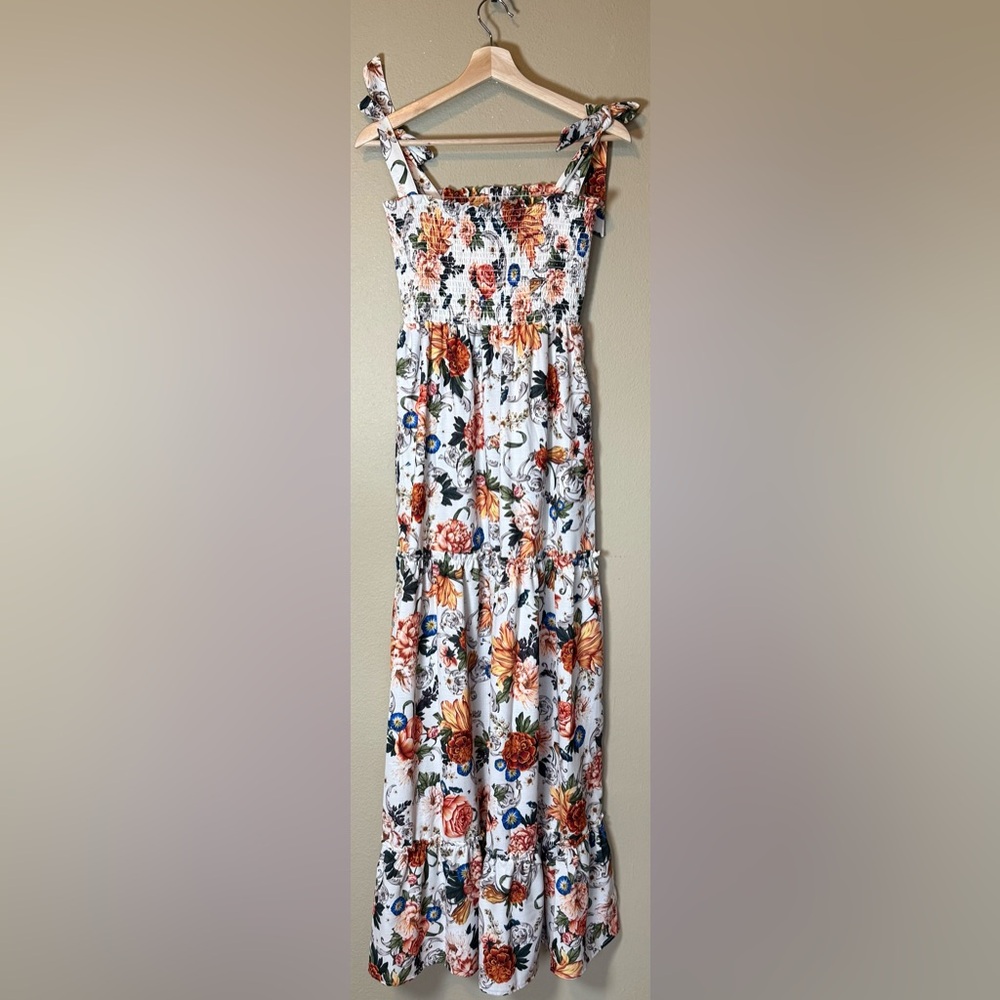 AGUA BENDITA Lucery Numen Floral Maxi Dress Size Medium - Picture 3 of 5